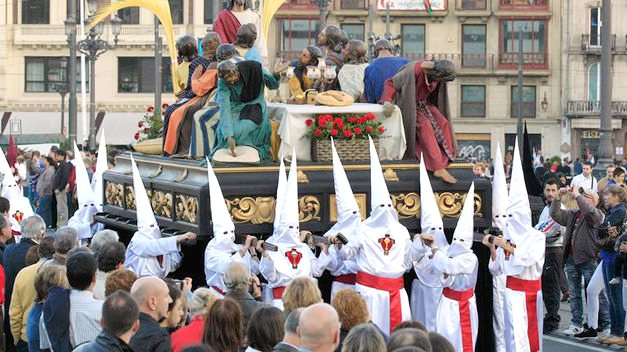 Easter in Bilbao procession