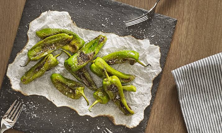 pimientos cocinados